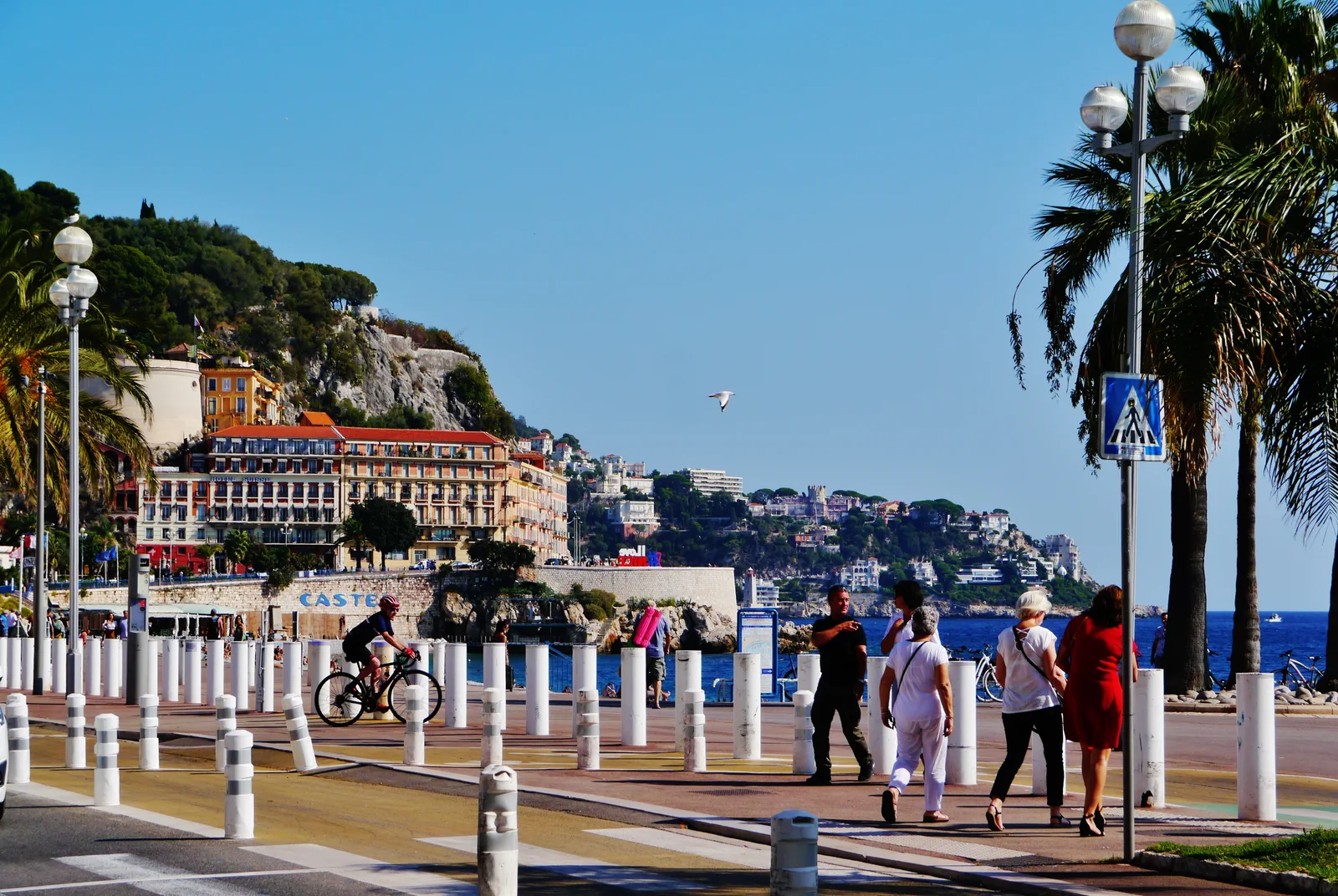 Nice seafront and the Promenade des Anglais