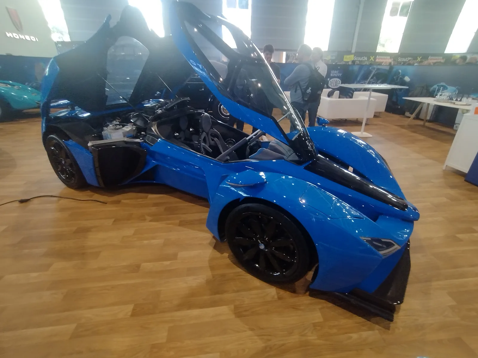 A Delage D12 displayed at the Paris Motor Show in October 2024